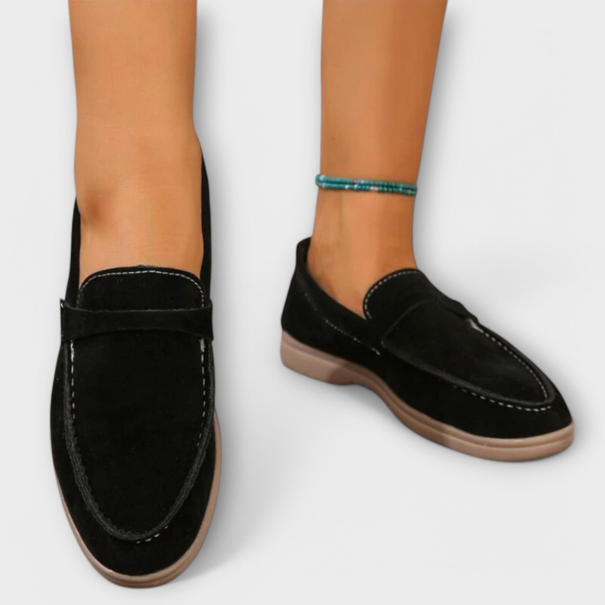 Elegáns Női Suéd Loafer