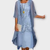 Marilla - Elegáns Két Részes Chiffon Ruha
