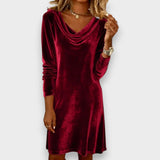 Scarlett | Laza bársonydressz