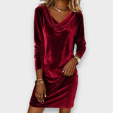 Scarlett | Laza bársonydressz
