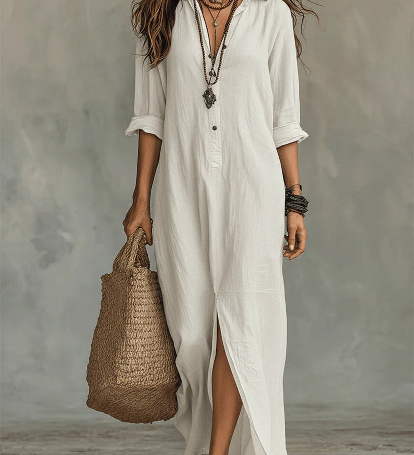 SAULE | Könnyedén Flattering Maxi Ruha a Mindennapi Sokoldalúságért