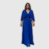 Serelina | Plisszírozott Elegancia Maxi Ruha