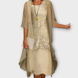 Marilla - Elegáns Két Részes Chiffon Ruha