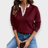 Lorena | Elegáns Kötött Pulóver