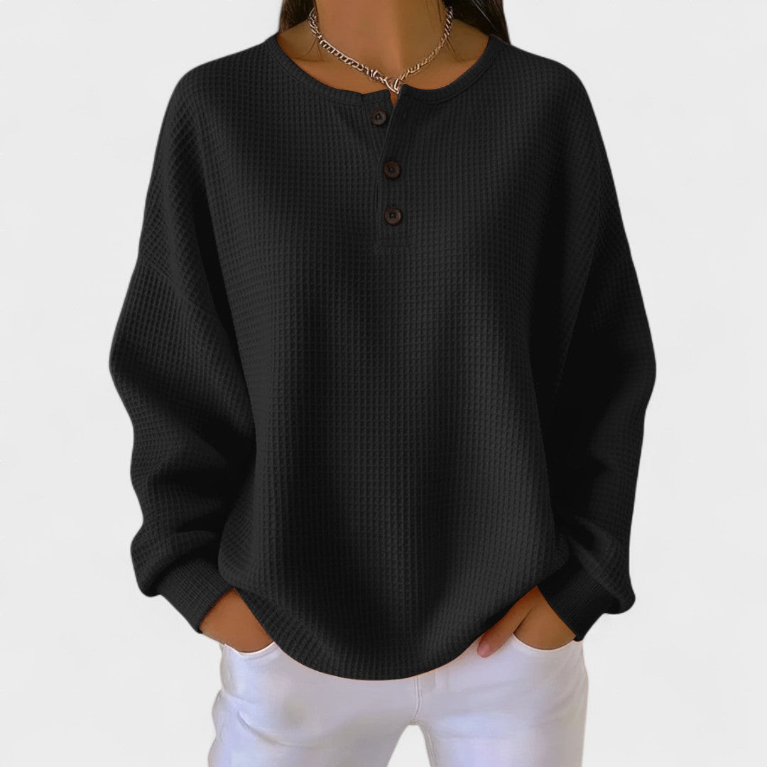 Piper | Kényelmes Waffle Knit Henley