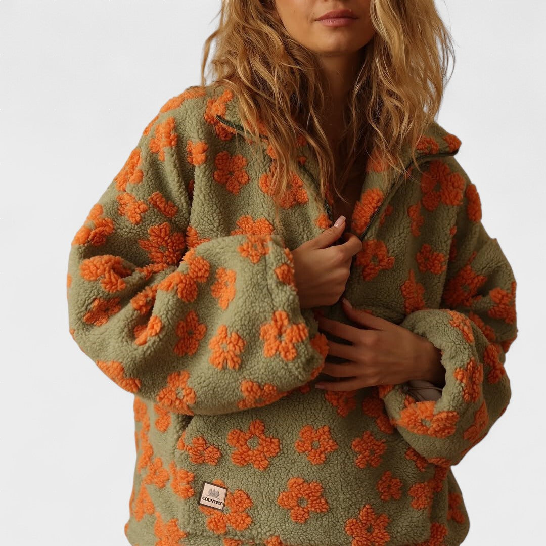 Daisy | Bloom fleece pulóver
