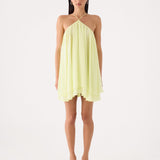 Alicelle Halter Mini Ruha - Sárga