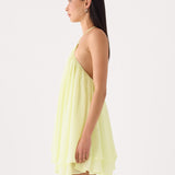 Alicelle Halter Mini Ruha - Sárga