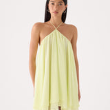 Alicelle Halter Mini Ruha - Sárga