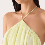 Alicelle Halter Mini Ruha - Sárga