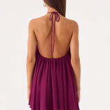 Alicelle Halter Mini Ruha - Szilva