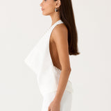 Ashika Studded Top - Fehér