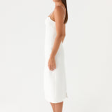 Asling Bustier Midi Ruha - Fehér