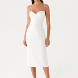 Asling Bustier Midi Ruha - Fehér