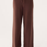 Aviara Knit Low Rise Pant - Csokoládé