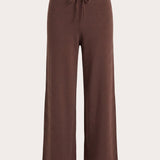 Aviara Knit Low Rise Pant - Csokoládé