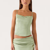Belle Chime Bustier - Zöld