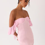 Bex Strapless Mini Ruha - Rózsaszín