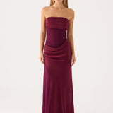 Charmaine Maxi Ruha - Mély Bordó