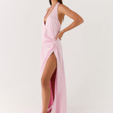 Chellie Wrap Maxi Ruha - Rózsaszín