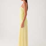 Cierra Strapless Maxi Dress - Sárga