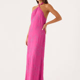 Cliffs Edge Maxi Dress - Berry Kiss