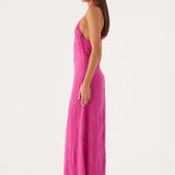 Cliffs Edge Maxi Dress - Berry Kiss