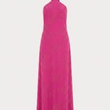 Cliffs Edge Maxi Dress - Berry Kiss