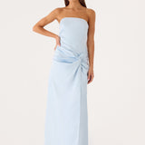 Conni Strapless Maxi Ruha - Kék