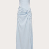 Conni Strapless Maxi Ruha - Kék