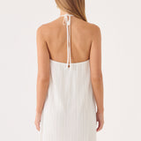 Danni Halter Mini Ruha - Fehér