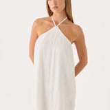 Danni Halter Mini Ruha - Fehér