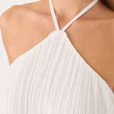Danni Halter Mini Ruha - Fehér