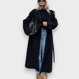 Lucie | Oversized Gyapjúkeverék Kabát