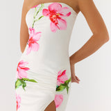 Erivo Strapless Maxi Ruha - Elefántcsont Zátony