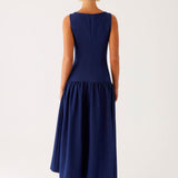 Hayes Denim Midi Ruha - Indigo