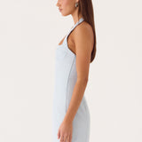 Indira Halter Mini Ruha - Kék
