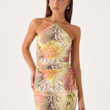 Just Right Mini Dress - Mystique Leopard