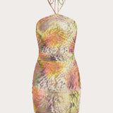 Just Right Mini Dress - Mystique Leopard