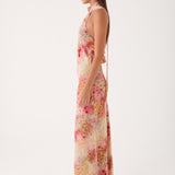Keena Chiffon Sál Maxi Ruha - Botanikai Gepárd