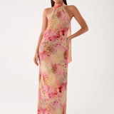Keena Chiffon Sál Maxi Ruha - Botanikai Gepárd