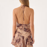 Lanthe Halter Mini Ruha - Arany Tigris