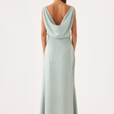 Line By Line Maxi Dress - Zöld