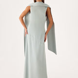 Line By Line Maxi Dress - Zöld