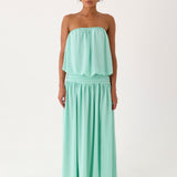Lioras Pántnélküli Maxi Ruha - Aqua