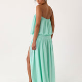 Lioras Pántnélküli Maxi Ruha - Aqua