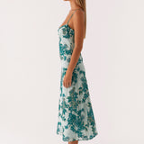 Love Song Midi Dress - Felhő Kilenc Virágos