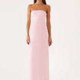 Lucienne Strapless Maxi Ruha - Rózsaszín