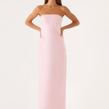 Lucienne Strapless Maxi Ruha - Rózsaszín