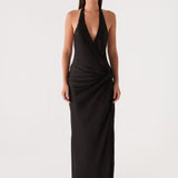 Lumae Halter Maxi Ruha - Fekete
